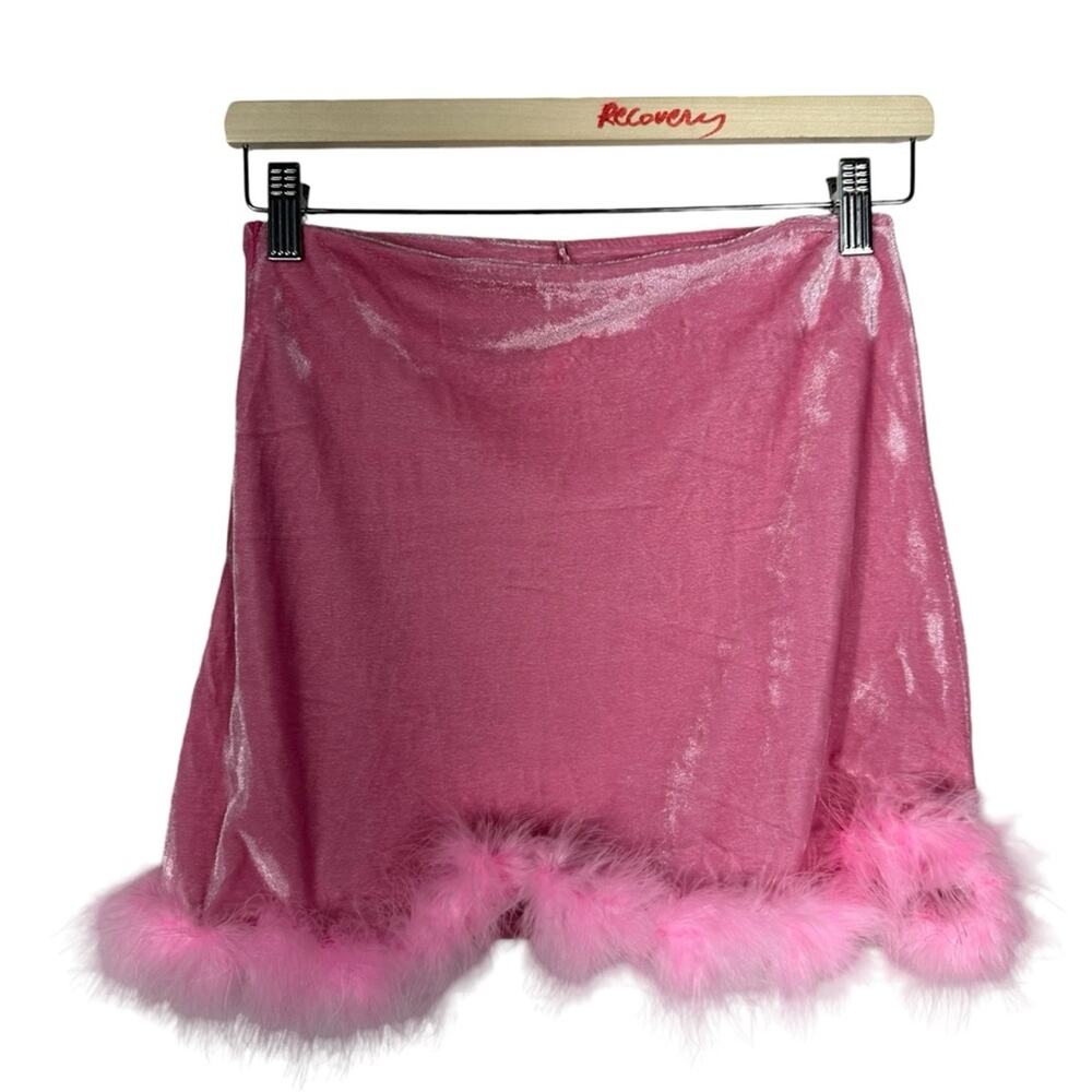 NEW Dolls Kill Sugar Thrillz PRETTY FILTHY FEMME VELVET MINI SKIRT Size Small - Picture 4 of 9